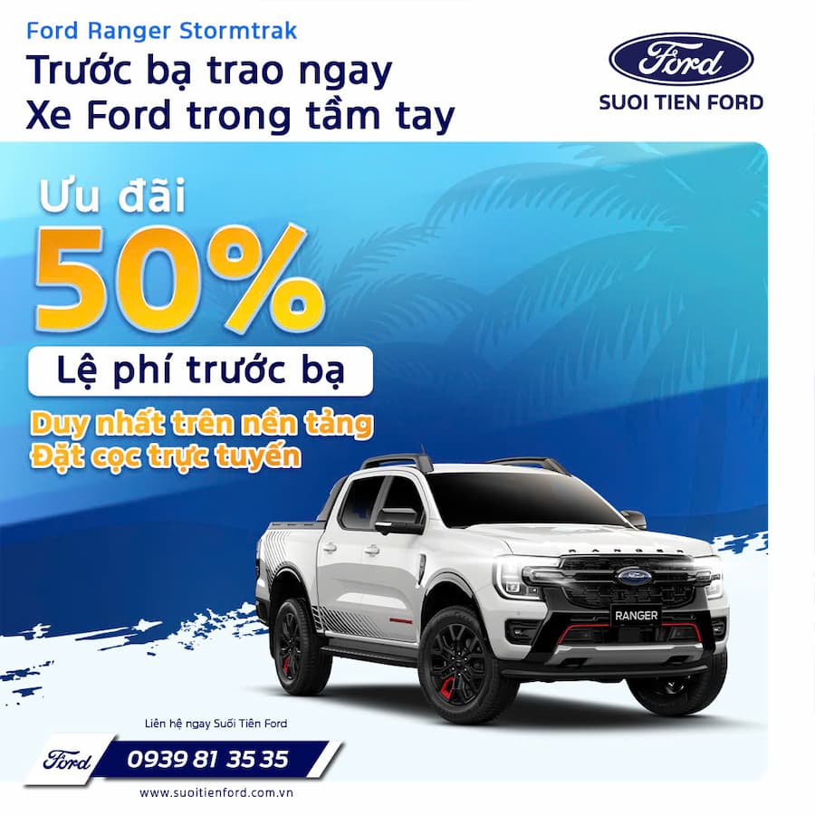 TRƯỚC BẠ TRAO NGAY – XE FORD TRONG TẦM TAY