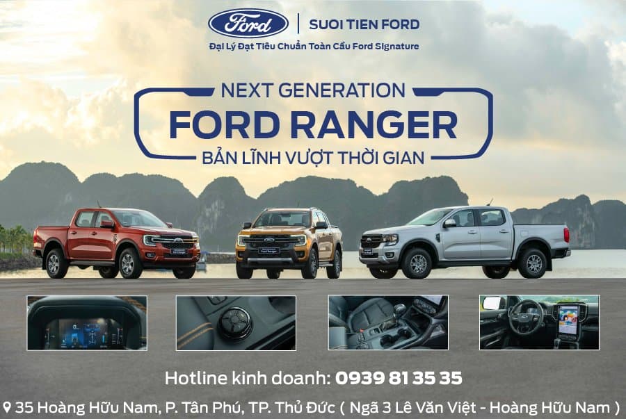 Ford Ranger là chiếc bán tải thông minh, linh hoạt