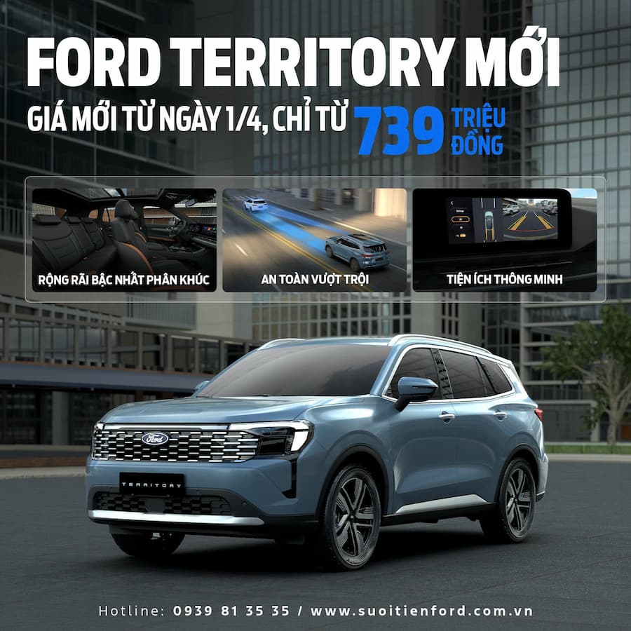 Ford Territory giá mới