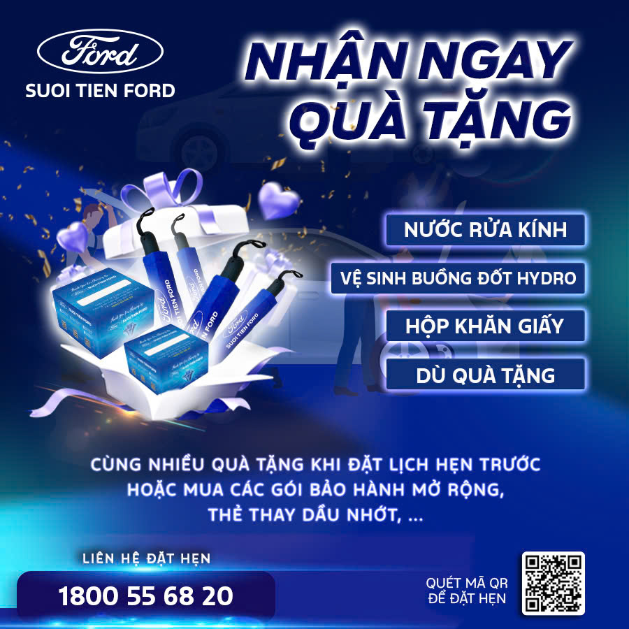 KHUYẾN MÃI DỊCH VỤ - CHĂM SÓC XE MÙA LỄ HỘI CÙNG SUỐI TIÊN FORD 2