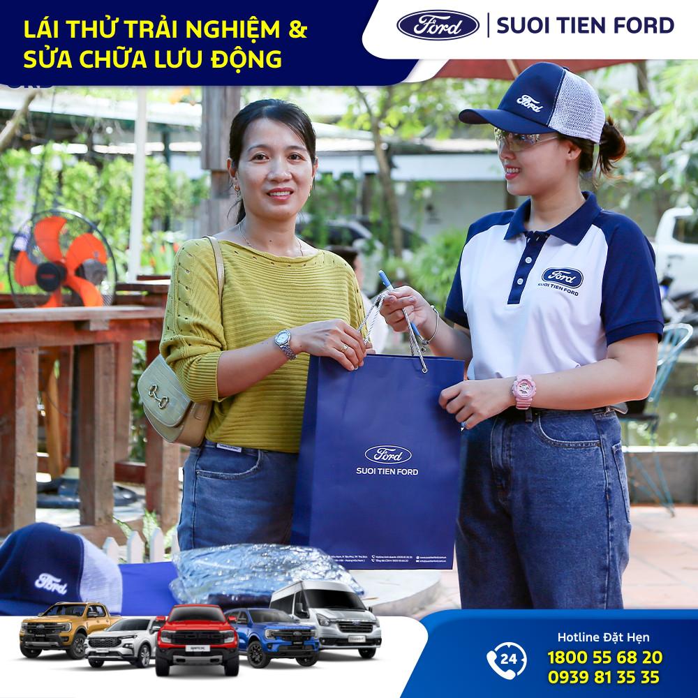 LÁI THỬ TRẢI NGHIỆM VÀ SỬA CHỮA LƯU ĐỘNG CÙNG SUỐI TIÊN FORD