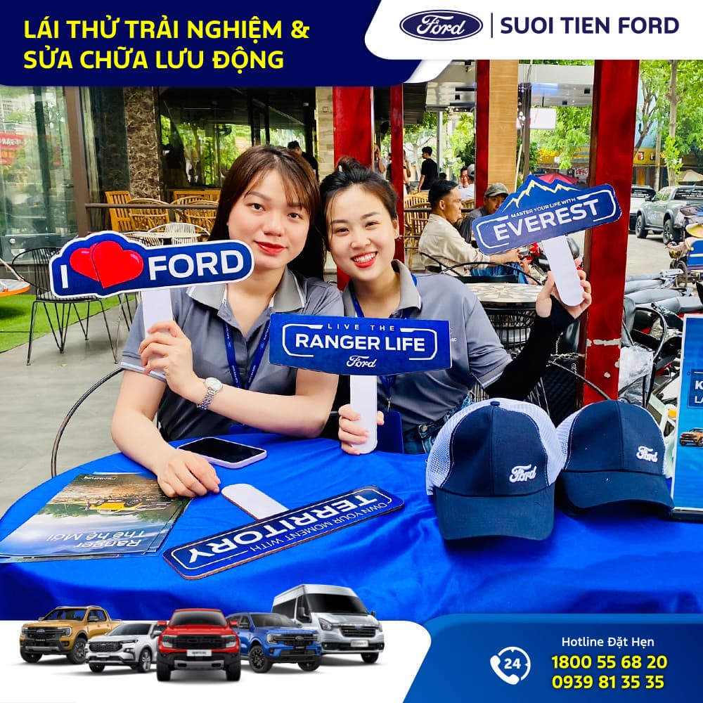 Trưng bày lái thử xe Ford