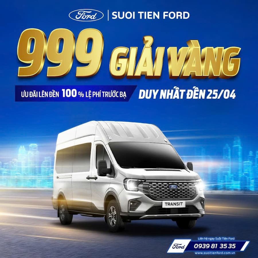 MỞ LỐI HOÀNG KIM, BỨT PHÁ KINH DOANH CÙNG FORD TRANSIT