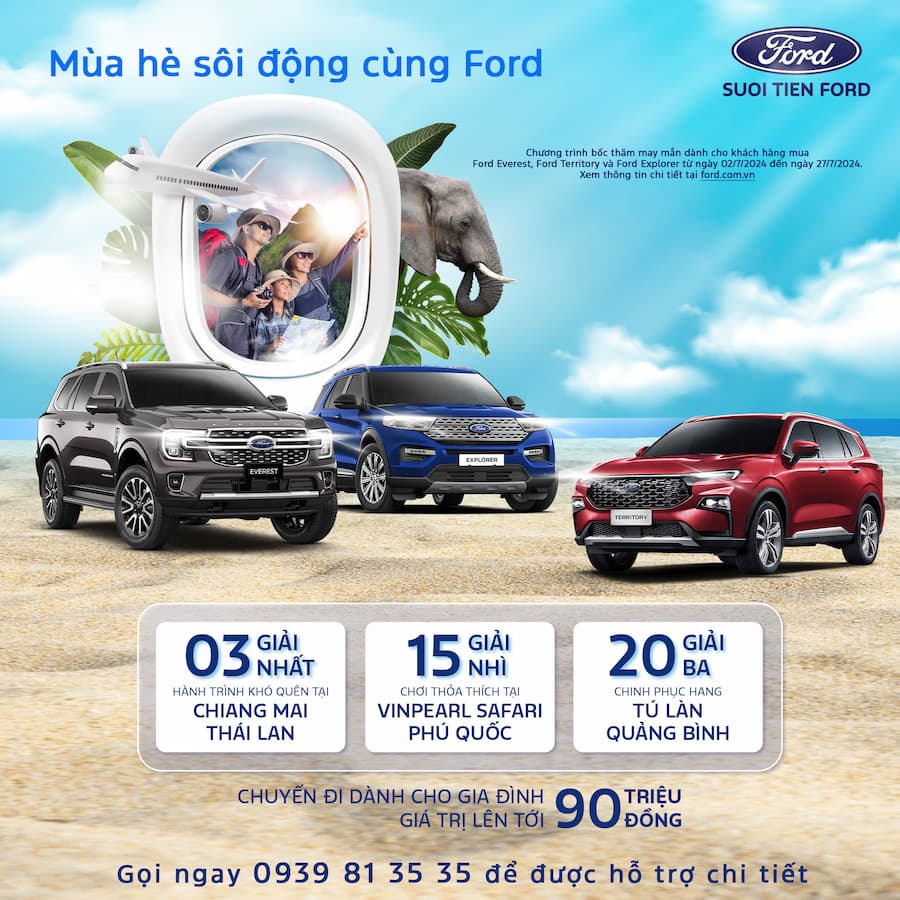 Mùa hè sôi động cùng Ford