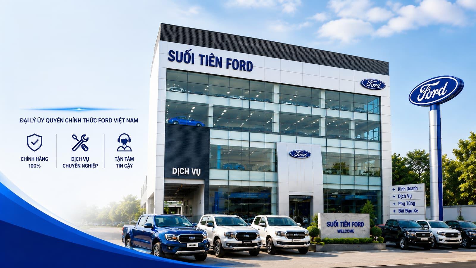 Lựa chọn mẫu xe Ford SUỐI TIÊN FORD
