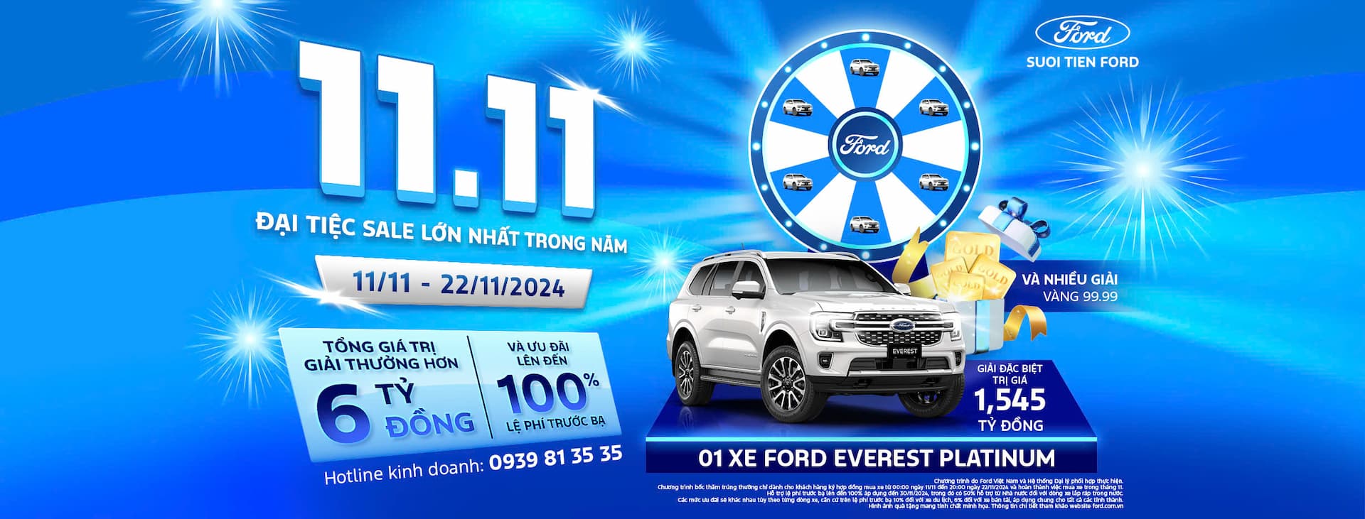 2024 ĐẠI TIỆC SALE LỚN NHẤT TRONG NĂM TẠI SUỐI TIÊN FORD