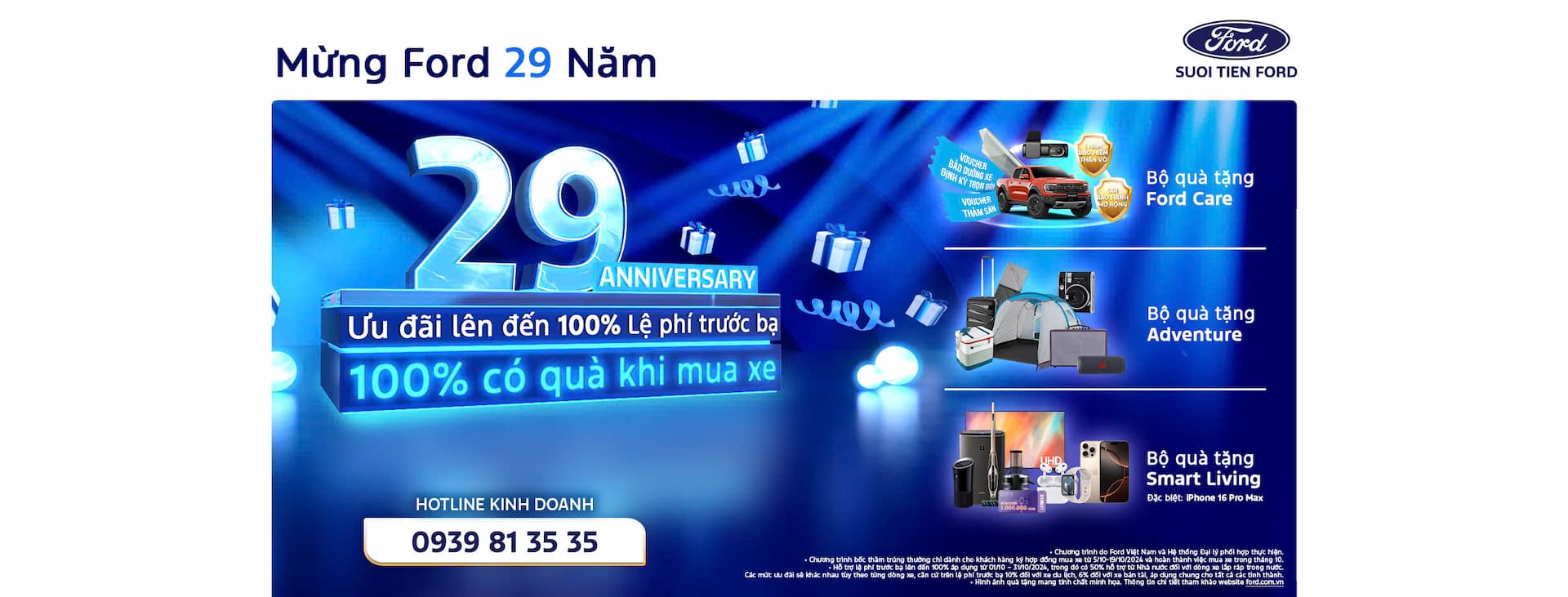 Mừng Ford 29 năm tại Việt Nam