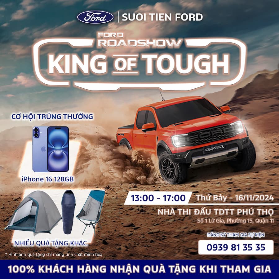 SỰ KIỆN FORD ROADSHOW - KING OF TOUGH