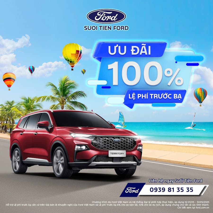 THÁNG 5 RỰC LỬA - ƯU ĐÃI CÙNG SUỐI TIÊN FORD 2