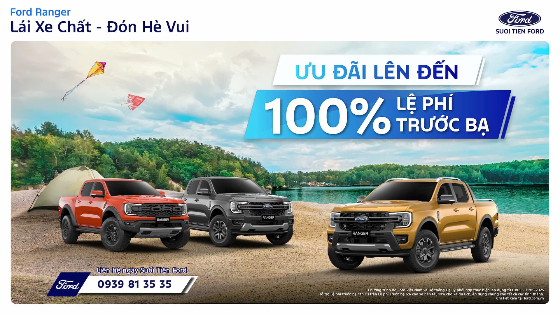 2025 FVL - THÁNG 5 RỰC LỬA - ƯU ĐÃI CÙNG SUỐI TIÊN FORD
