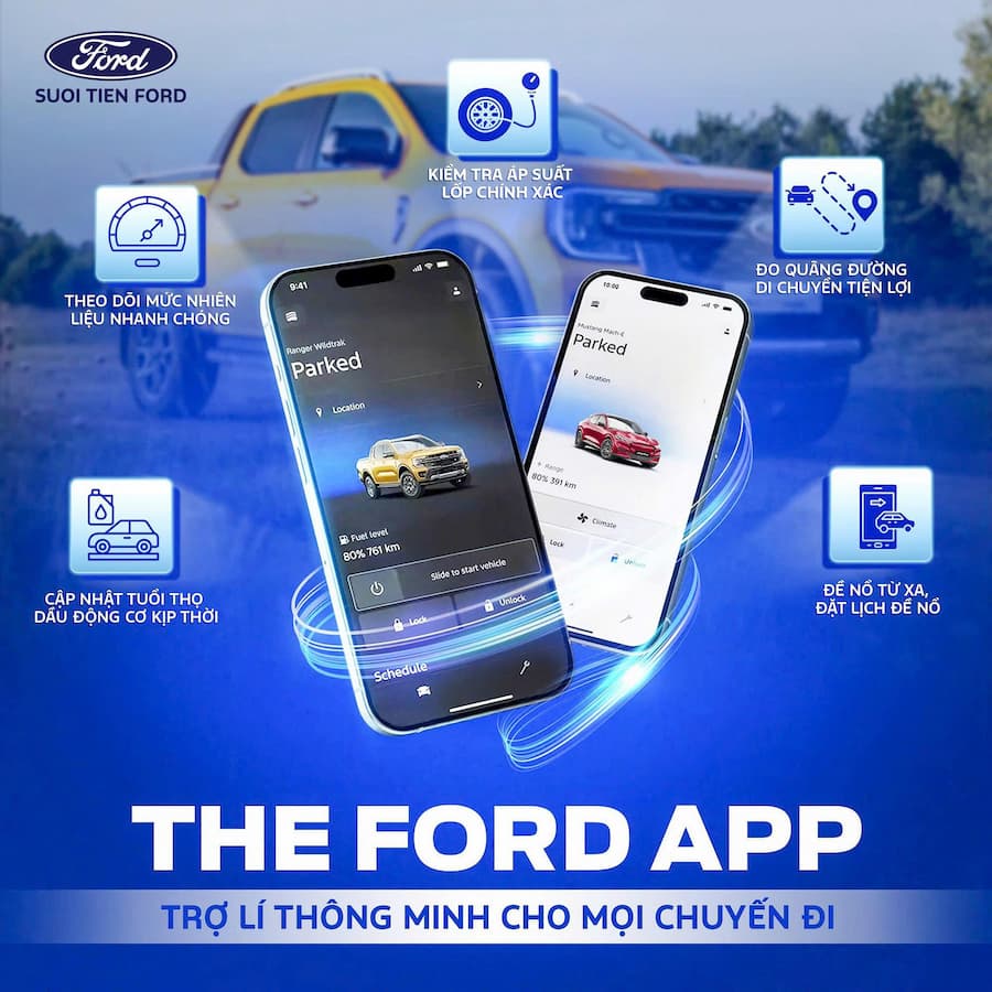 THE FORD APP – TRỢ LÝ THÔNG MINH CHO MỌI CHUYẾN ĐI