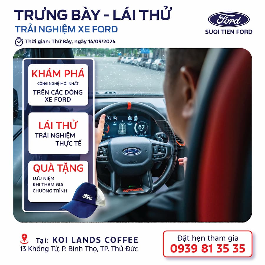 SỬA CHỮA LƯU ĐỘNG & LÁI THỬ TRẢI NGHIỆM XE FORD 