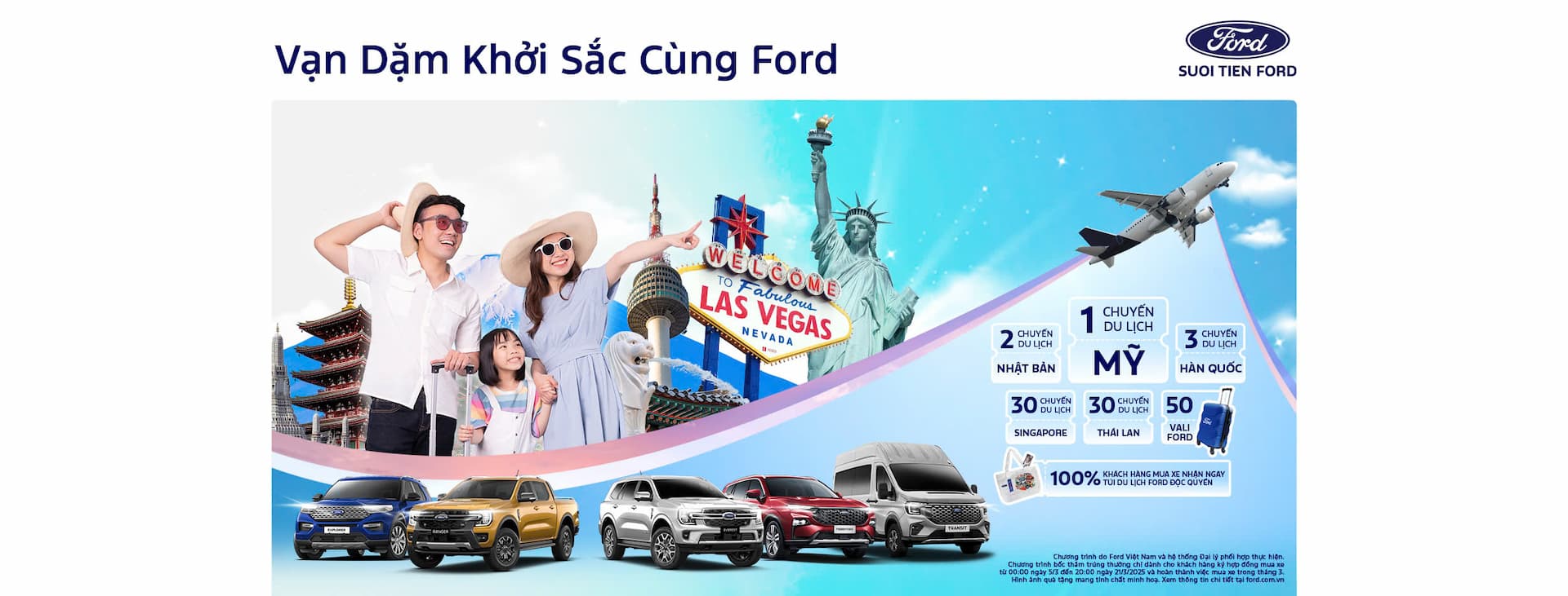 VẠN DẶM KHỞI SẮC CÙNG FORD