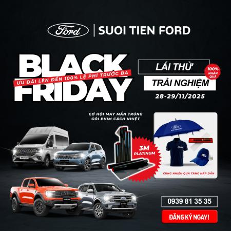 BLACK FRIDAY – LÁI THỬ NGAY, QUÀ TRAO TAY