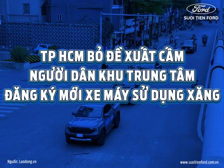 TP HCM bỏ đề xuất cấm người dân khu trung tâm đăng ký mới xe máy sử dụng xăng