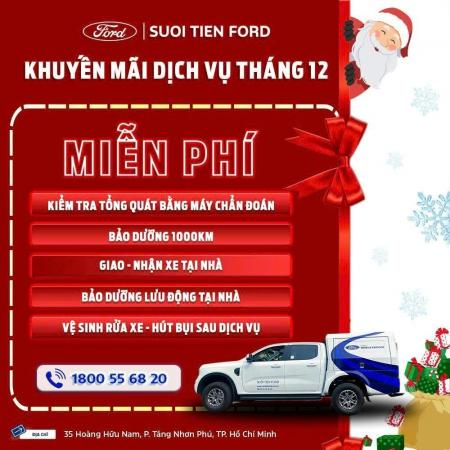 SUỐI TIÊN FORD – KHUYẾN MÃI DỊCH VỤ THÁNG 12