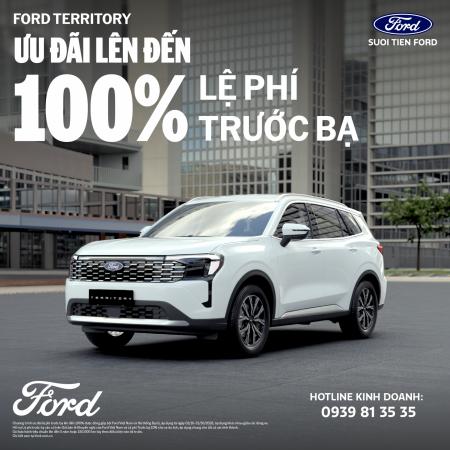 Khuyến Mãi Ford Tháng 10/2026 – Ưu Đãi Lên Đến 100% Lệ Phí Trước Bạ | Suối Tiên Ford