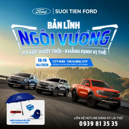 LÁI THỬ XE FORD – NHẬN QUÀ NGAY